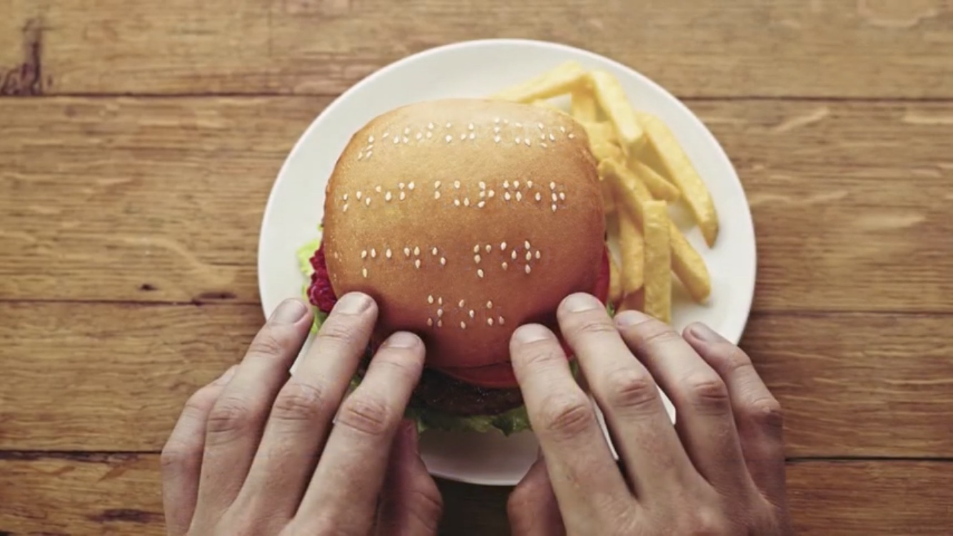 윔피 점자버거 캠페인(Wimpy Braille Burgers) 